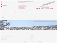 Tablet Screenshot of nwe.de